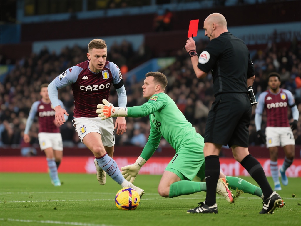 维拉争欧冠之梦终结&nbsp;红牌成为转折点
比