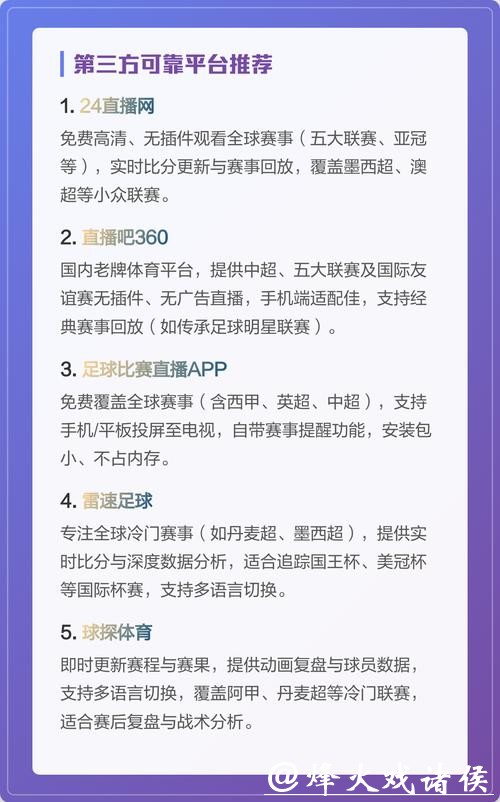 世界杯直播平台：手机和电脑客户端推荐